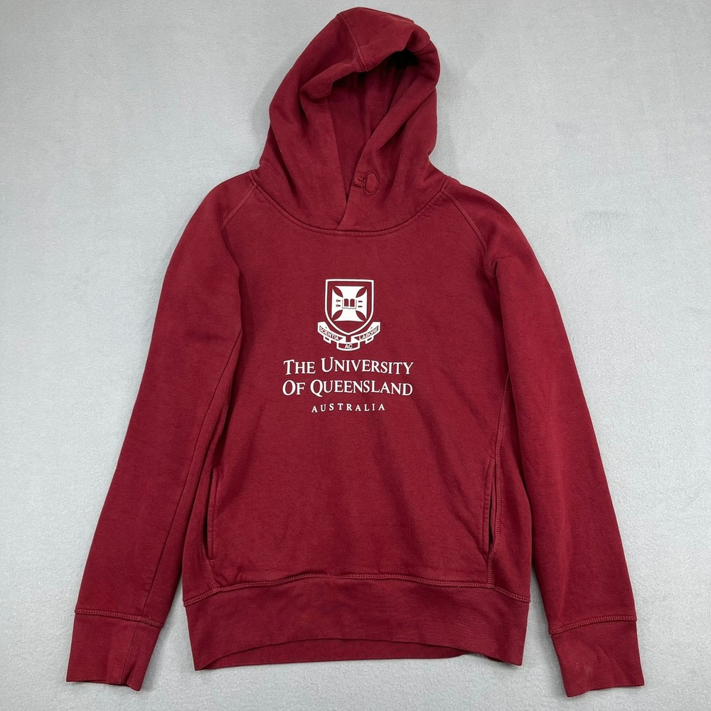 Stanley Stella The University of Queensland Australia Hoodie Burgundy Womens S